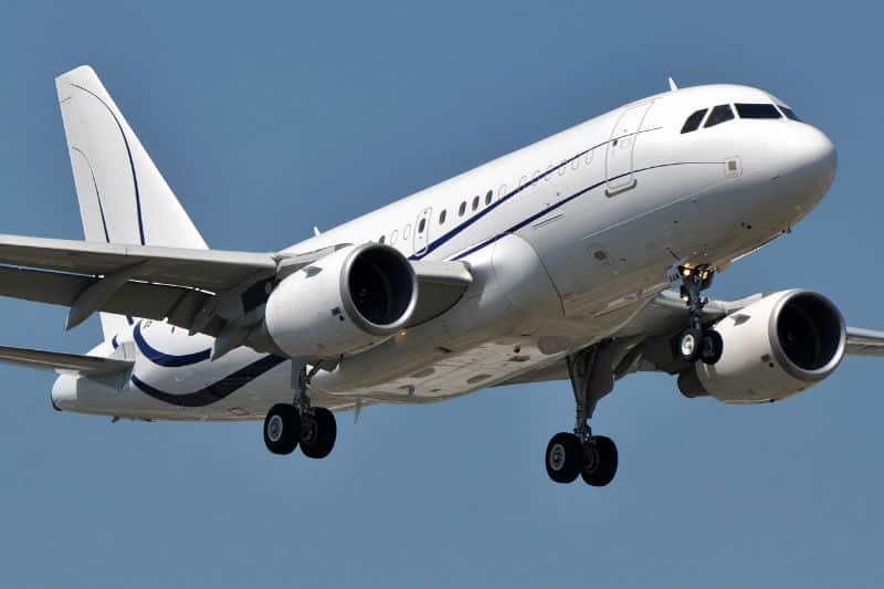 Airbus A318 en vol