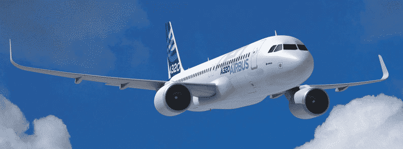 Airbus A320 en vol