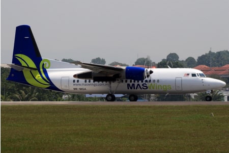 Fokker 50 vol de groupe