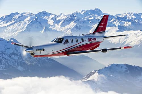 TBM 850 en vol