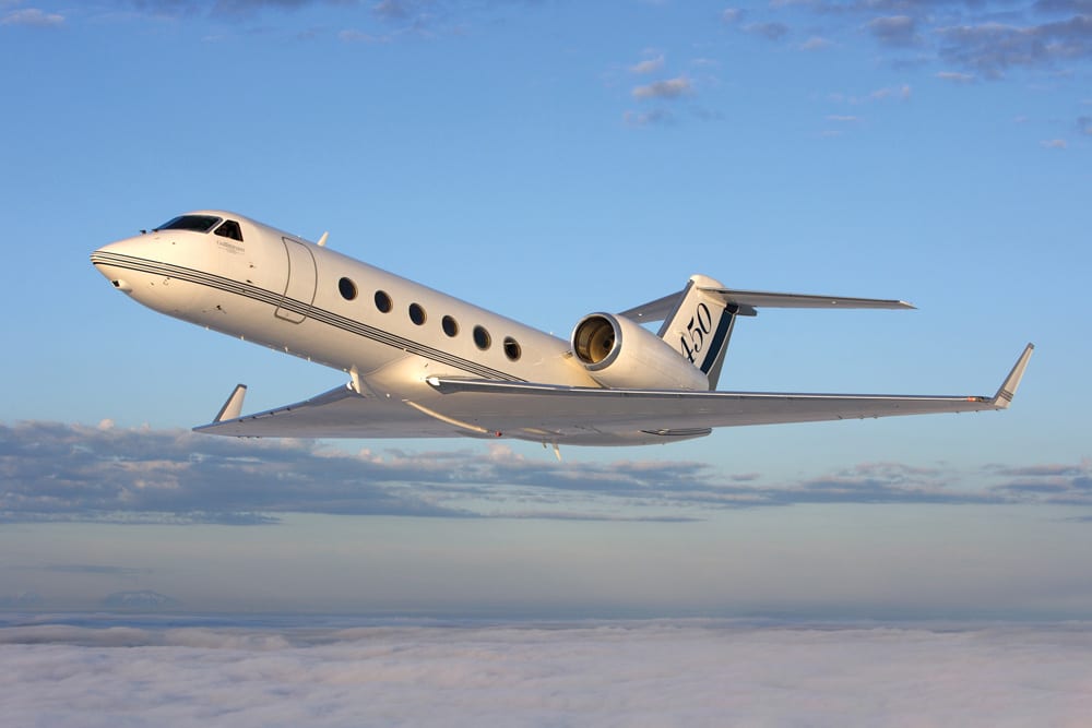Gulfstream G450 au décollage
