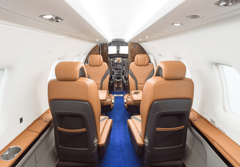Pilatus PC-12 intérieur