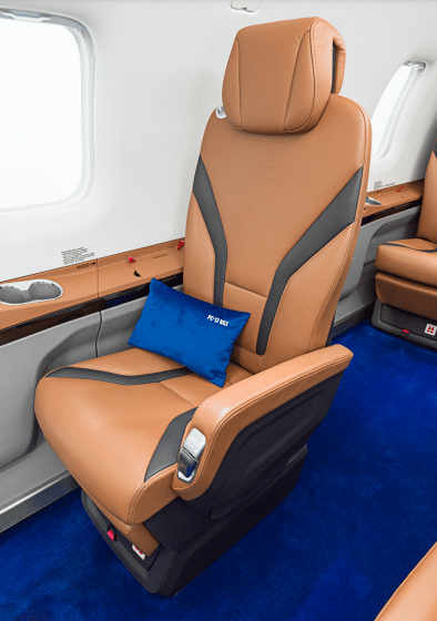 Pilatus PC-12 intérieur