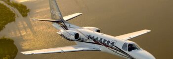 Pilatus PC24 à l'atterrissage