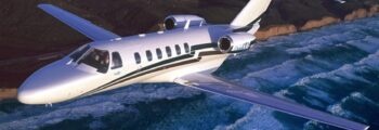 Pilatus PC24 à l'atterrissage