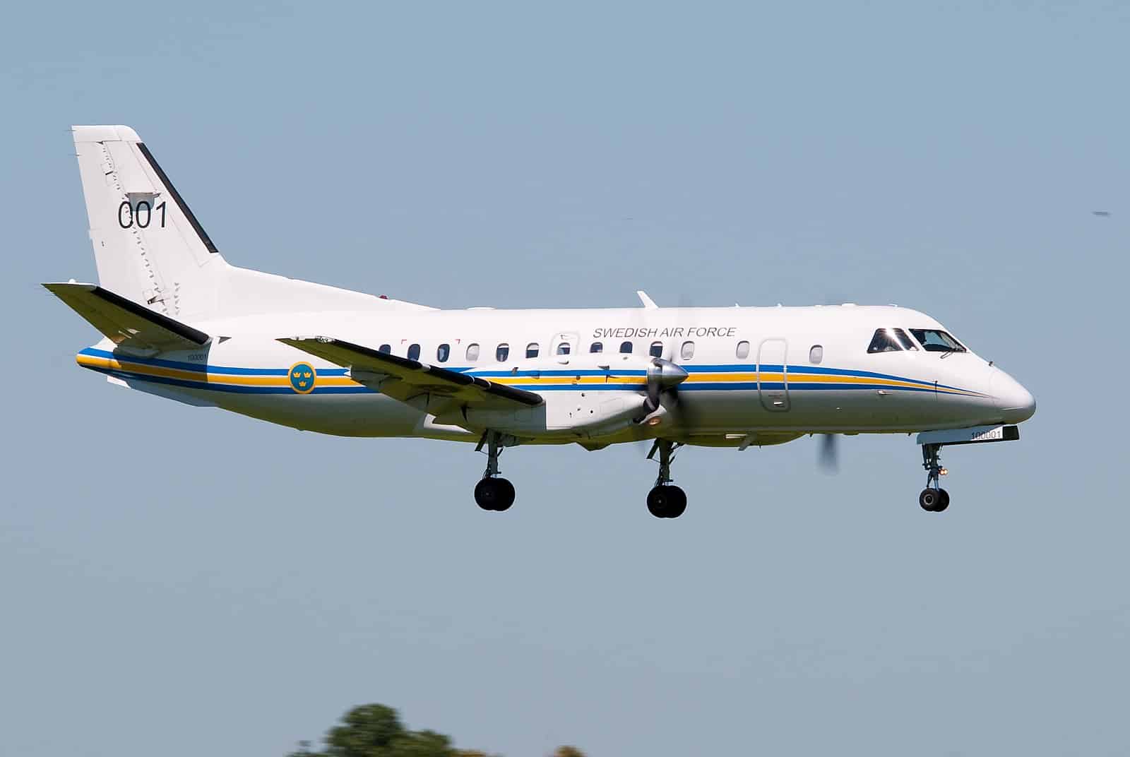 Saab 340 vol de groupe