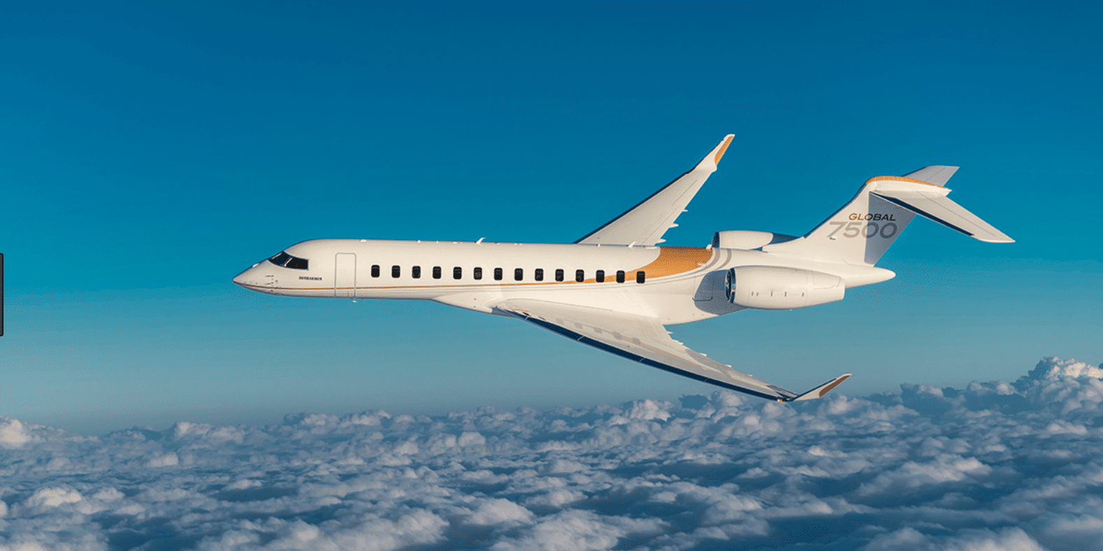 Global 7500 en vol