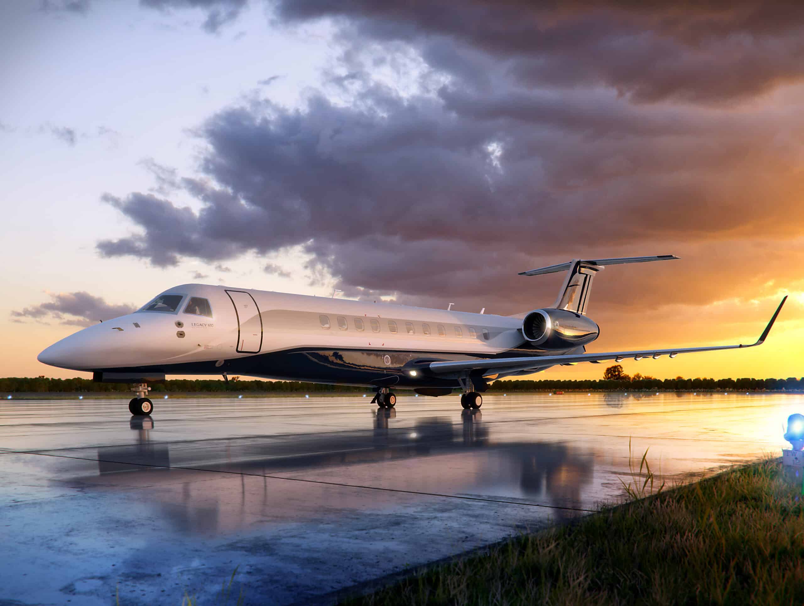 Legacy 650 sur la piste