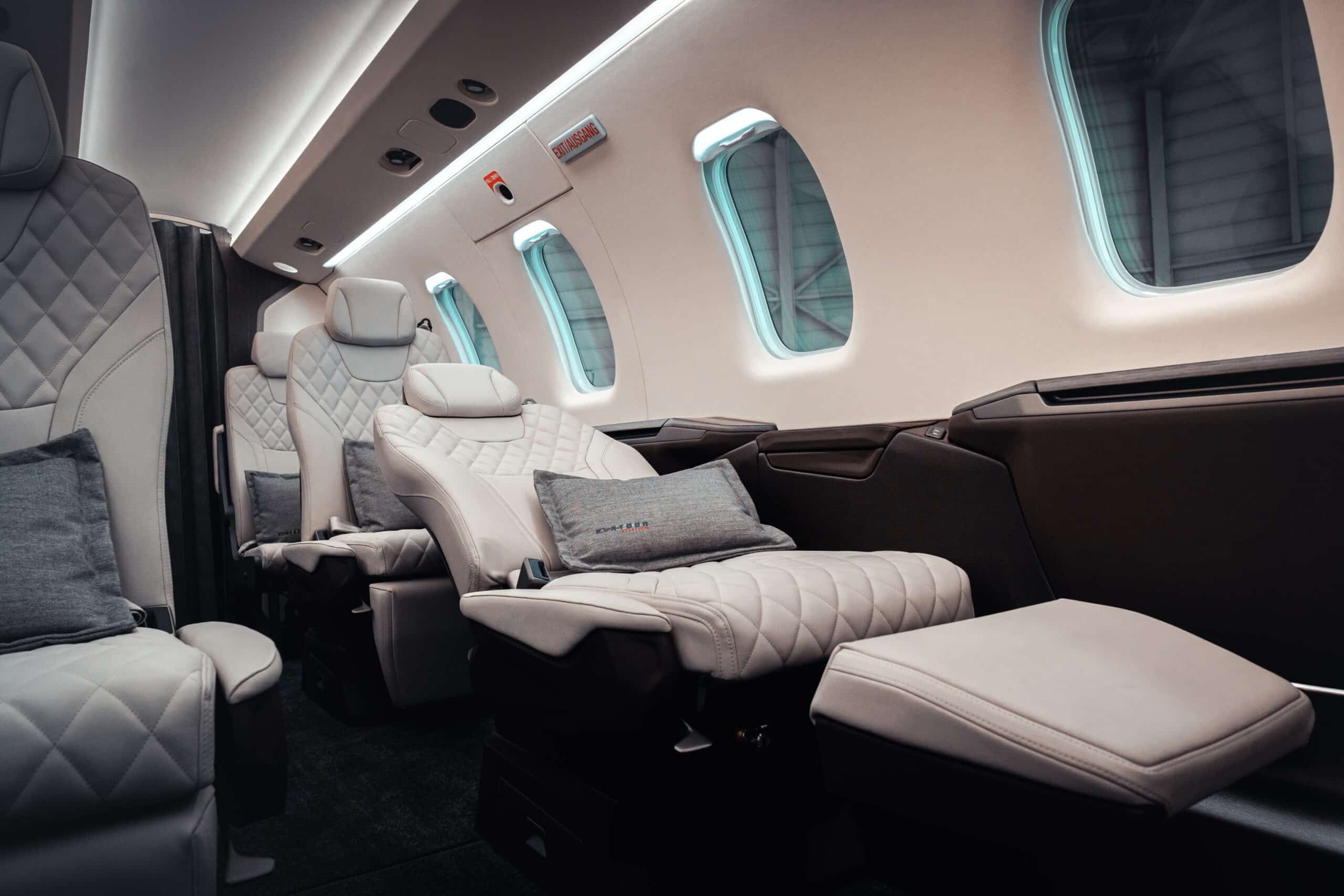 Pilatus PC 24 intérieur