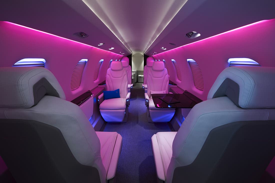 Pilatus PC 24 intérieur