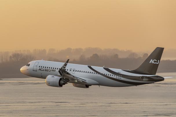 ACJ 320 NEO en vol