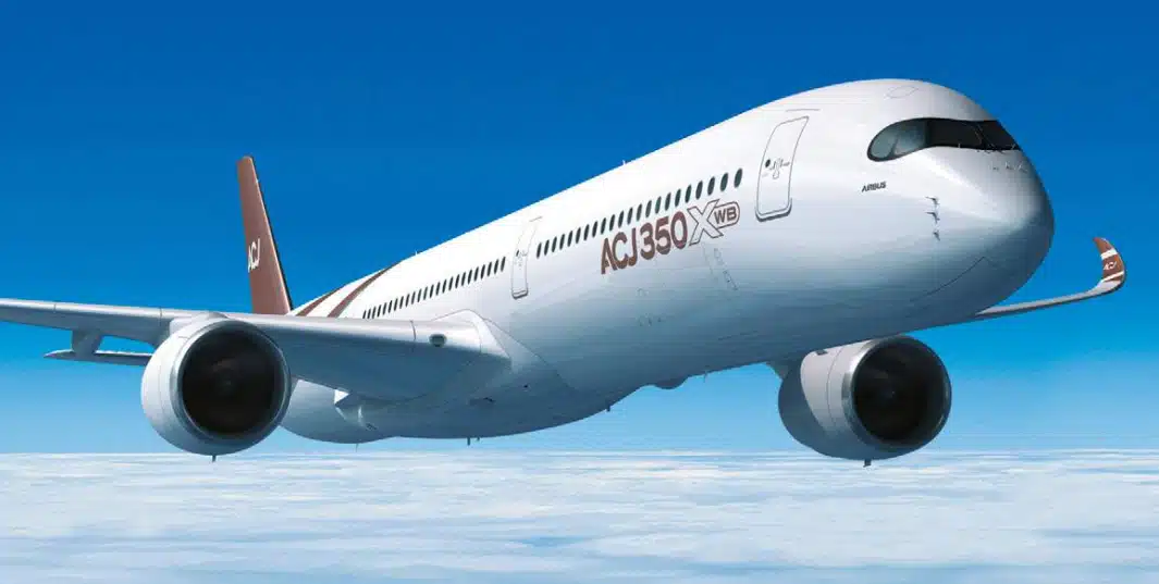 ACJ 350 en vol