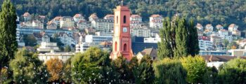 Neuchâtel vue depuis le lac