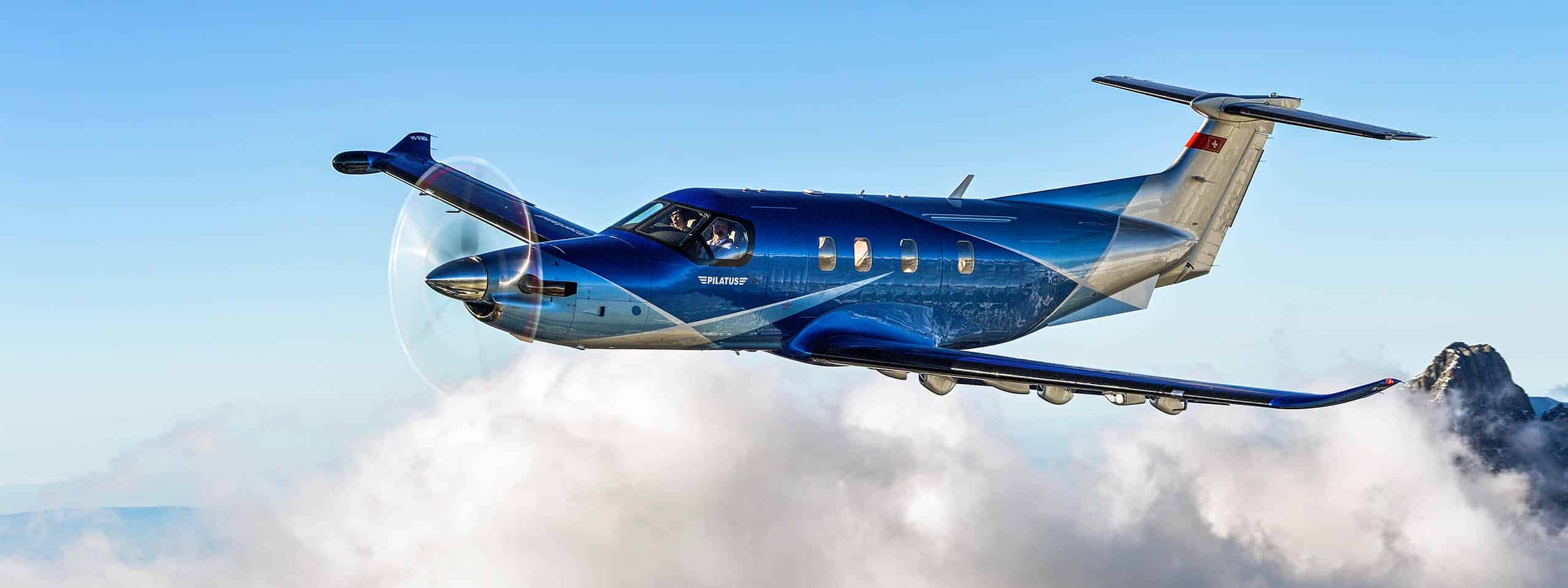 Pilatus PC 12 au décollage
